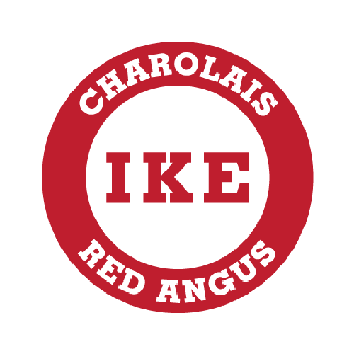 IKE Charolais Red Angus Logo